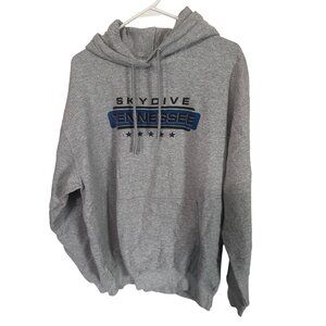 Sky Dive Tennessee gray and blue hoodie size XL